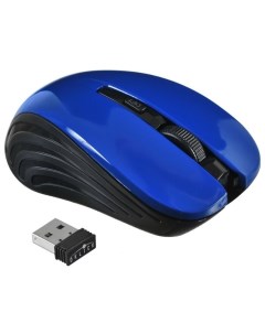 Компьютерная мышь 545MW черный синий USB Oklick