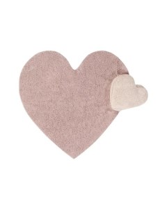 Ковер Сердце с подушкой Розовый 160 Lorena canals