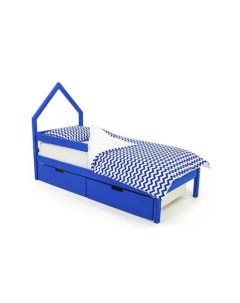 Кровать домик мини Svogen синий Синий Бельмарко