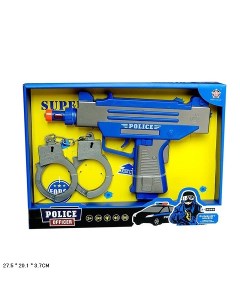 Shantou 27 5х20 1х3 7 см Пистолет игрушечный и наручники в коробке Shantou gepai