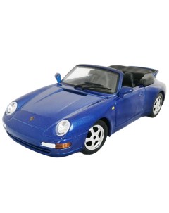 Porsche 911 Carrera Cabriolet коллекционная модель автомобиля 18 22080 blue Bburago