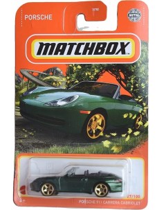 Машинка Matchbox Porsche 911 Carrera Cabriolet 027 из 100 Mattel