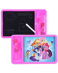 Доска для рисования с маркером стиралкой Пони My little pony розовый Hasbro