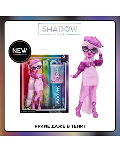 Кукла Shadow Лаванди Ленни 28 см фиолетовая с аксессуарами Rainbow high