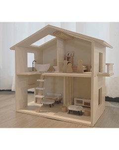 Кукольный домик Деревянный с мебелью Tysik