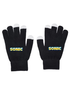 Перчатки детские Соник Sonic для сенсорных экранов черные 19 см XS Starfriend