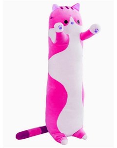 Мягкая игрушка подушка Кот батон 70см 15004 70 розовая Toy and joy