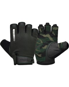 Перчатки для тяжелой атлетики T2 HALF ARMY GREEN L Rdx