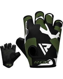 Перчатки для фитнеса F6 BLACK GREEN L Rdx