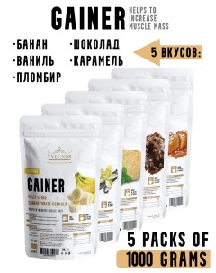 Гейнер набор из 5 вкусов Tvendr company limited