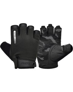 Перчатки для тяжелой атлетики T2 HALF BLACK S Rdx