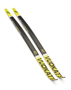 Лыжи беговые 185 см VUOKATTI Wax Black Yellow Novasport
