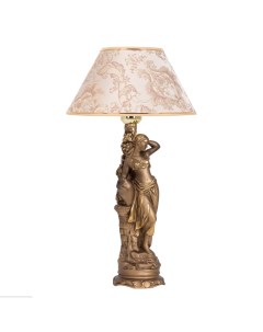 Настольная лампа Девушка с кувшином с абажуром 38 Каледония Бискотти Bogacho
