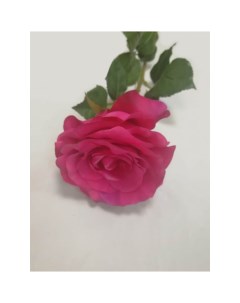 Цветок искусственный Роза 71 см Цвет Ярко Розовый RO003 Удачный сезон