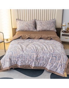 Комплект постельного белья Евро Сатин с Одеялом 100 хлопок Ситрейд
