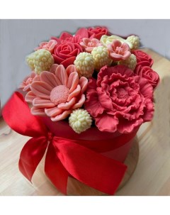 Букет цветов из шоколада красный 400 г Shokotrendy