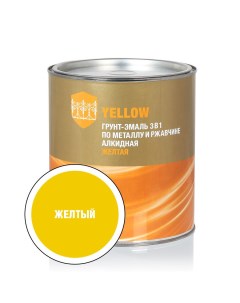 Грунт эмаль по ржавчине желтый 2 5 кг Standart