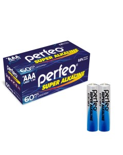 Батарейка LR03 2SH Super Alkaline 60 шт Perfeo