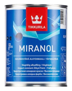 Эмаль алкидная тиксотропная Miranol Миранол 0 9 л бесцветная база С Tikkurila