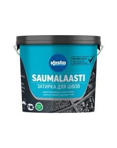 Затирка Saumalaasti 50 3 кг черный T3515 003 Kesto