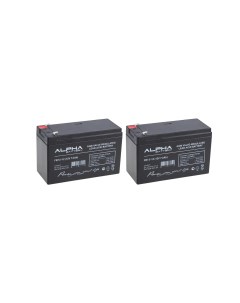 Комплект аккумуляторных батарей ALFA FB 7 0 12 12В 7 0Ач комплект из 2 штук Alfa battery