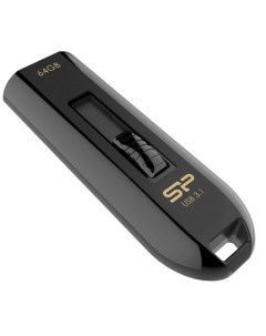Накопитель USB 3 1 64GB Blaze B21 SP064GBUF3B21V1K черный Silicon power