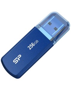 Накопитель USB 3 1 256GB SP256GBUF3202V1B Helios 202 голубой Silicon power