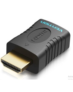 Адаптер HDMI v2 0 19M 19F AIAB0 до 18 Гб сек 24К позолоченные ПВХ Vention