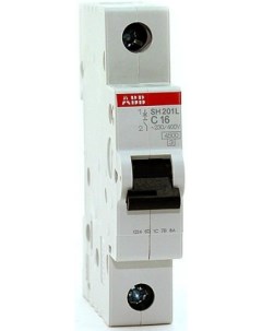 Автоматический выключатель 2CDS241001R0164 SH201L 1P 16А C 4 5kA Abb