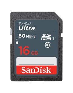 Карта памяти 16Gb SDHC Class 10 UHS I SDSDUNS 016G GN3IN Sandisk