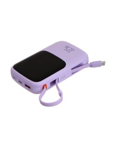 Внешний аккумулятор Power Bank Qpow Pro Digital Display Fast Charge 10000mAh 22 5W Purple PPQD020105 Baseus