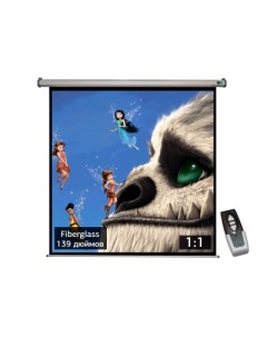 Экран S OK SCPSM 250X250FG GR Pro 139 1 1 настенно потолочный моторизованный Fiberglass серый Sok