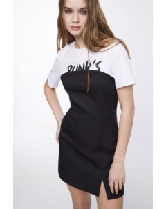 Платье бандо мини с футболкой в стиле панк Befree