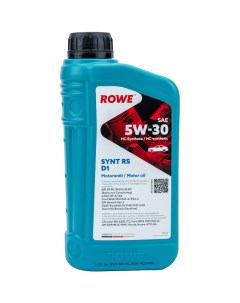 Моторное НС синтетическое масло Rowe