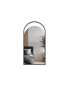 Дизайнерское арочное настенное зеркало Arkelo Черный Genglass