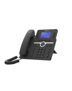 VoIP телефон C64GP 4 линии 4 SIP аккаунта цветной дисплей PoE черный C64GP Dinstar