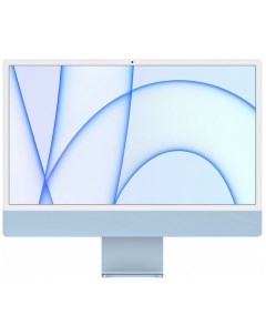 Моноблок iMac 24 4480х2520 M1 8Gb RAM 256Gb SSD WiFi BT Cam MacOS синий Z14M000DJ Apple