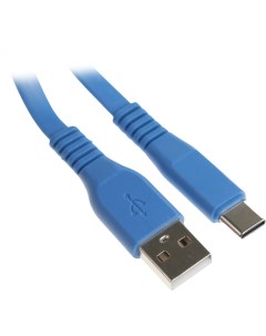Кабель USB USB Type C плоский 2 м синий 5 933RL45 2 0BL Premier
