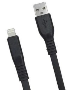 Кабель USB Lightning 8 pin плоский 3 м черный 6 703RL45 3 0BK Premier