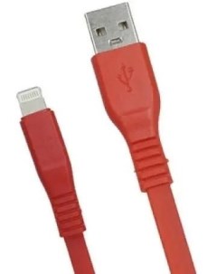 Кабель USB Lightning 8 pin плоский 2 м красный 6 703RL45 2 0R Premier