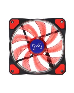 Комплект вентиляторов MF 120 120 мм 1200rpm 20 дБ 3 pin 4 pin Molex 10шт красный MF120RV1 10 Mastero