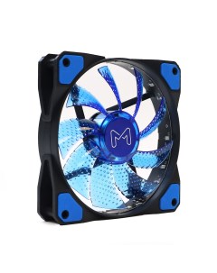Комплект вентиляторов MF 120 120 мм 1200rpm 20 дБ 3 pin 4 pin Molex 10шт синий MF120BLV1 10 Mastero