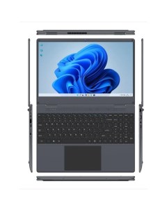 Ноутбук WorkBook 15 6 IPS 1920x1080 Intel Core i3 1000NG4 1 1 ГГц 16Gb RAM 512Gb SSD W11Pro черный U Hiper