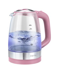 Чайник электрический MT 1078 1 7 л розовый Марта