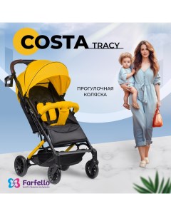Коляска прогулочная Costa Tracy T02 цвет яркожелтый Farfello
