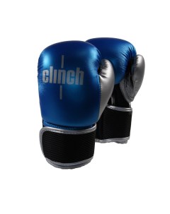 Боксерские перчатки сине серебристые 6 унций Clinch