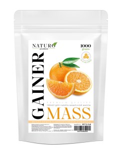 Гейнер 1000 гр Апельсин Naturo premium