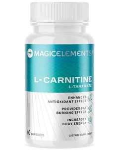 Л карнитин L carnitine L tartrate 60 капс Magic elements