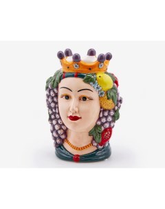 Сицилийская ваза ФРУТТА ДОННА керамика 22 см Edg