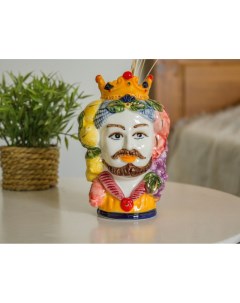 Сицилийская ваза ФАМОЗО МАВР керамика 14 см Edg